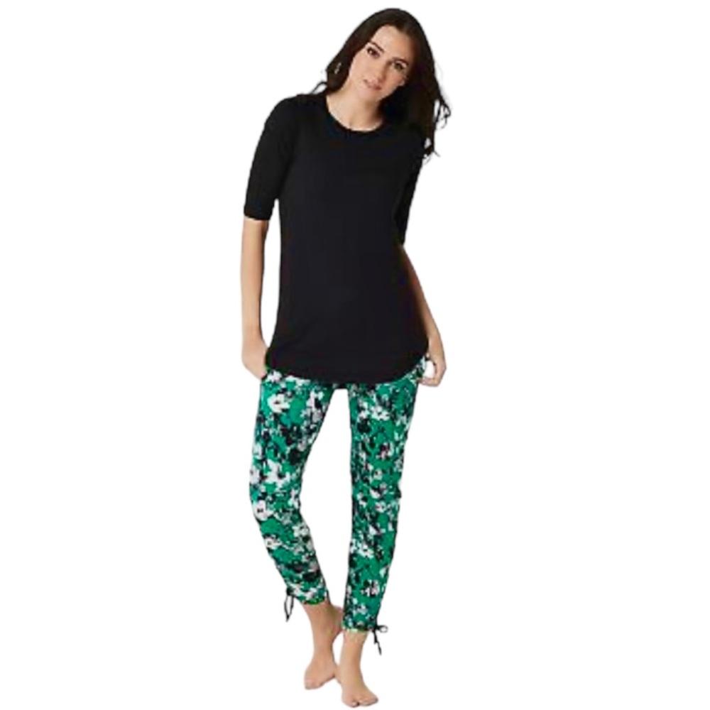 Cuddle Duds Smart Comfort cozy floral pants Size L